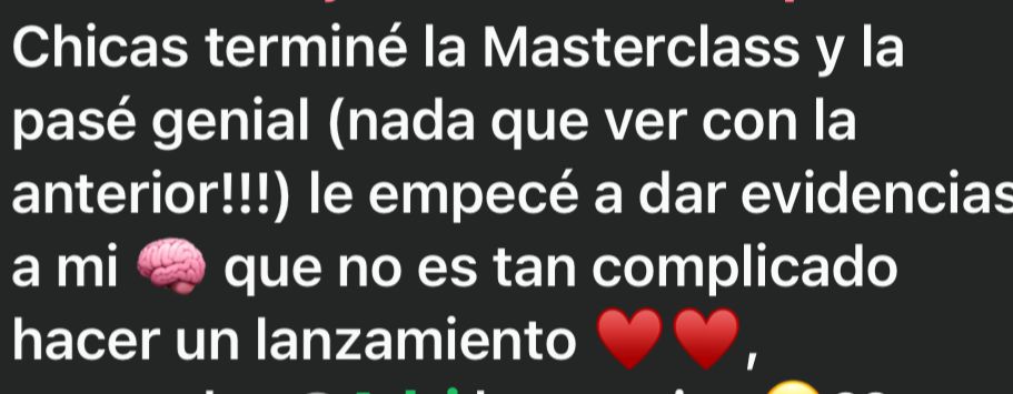 Le di evidencias a mi mente: sí podía.
